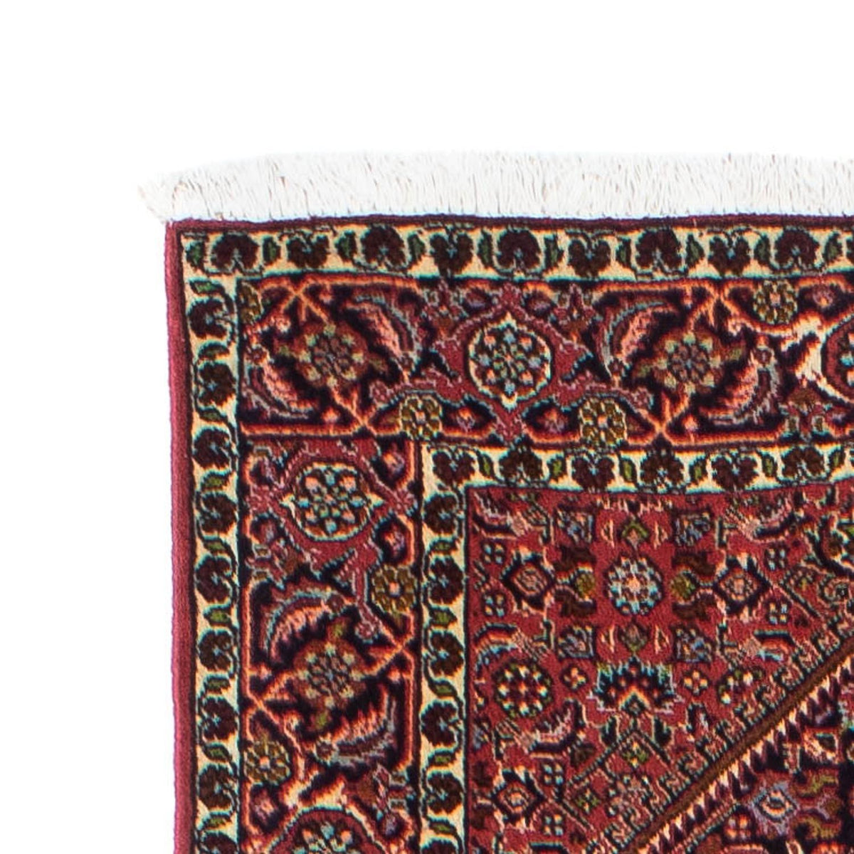 Tapis de couloir Tapis persan - Bidjar - 295 x 82 cm - rouge clair