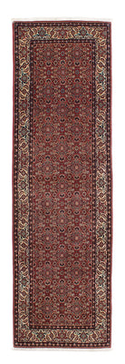 Tapis de couloir Tapis persan - Bidjar - 285 x 84 cm - rouge foncé