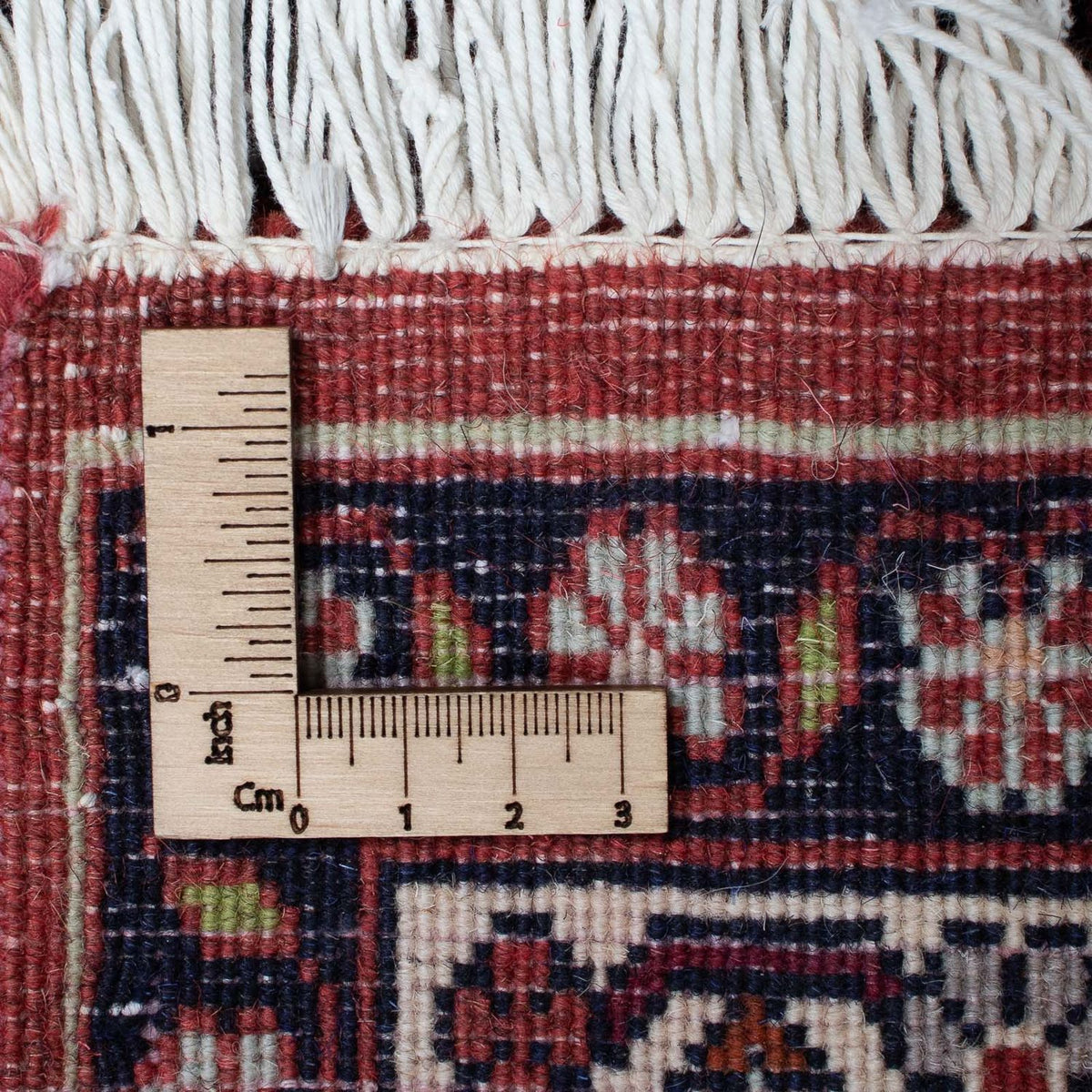 Tapis de couloir Tapis persan - Bidjar - 285 x 84 cm - rouge foncé