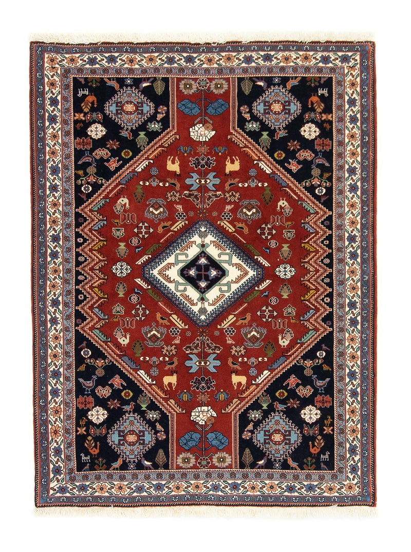 Tapis persan - Nomadic - 152 x 112 cm - rouge