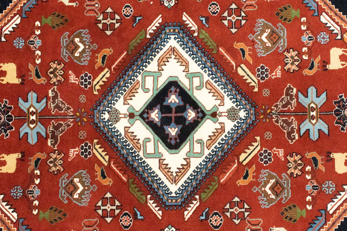 Tapis persan - Nomadic - 152 x 112 cm - rouge
