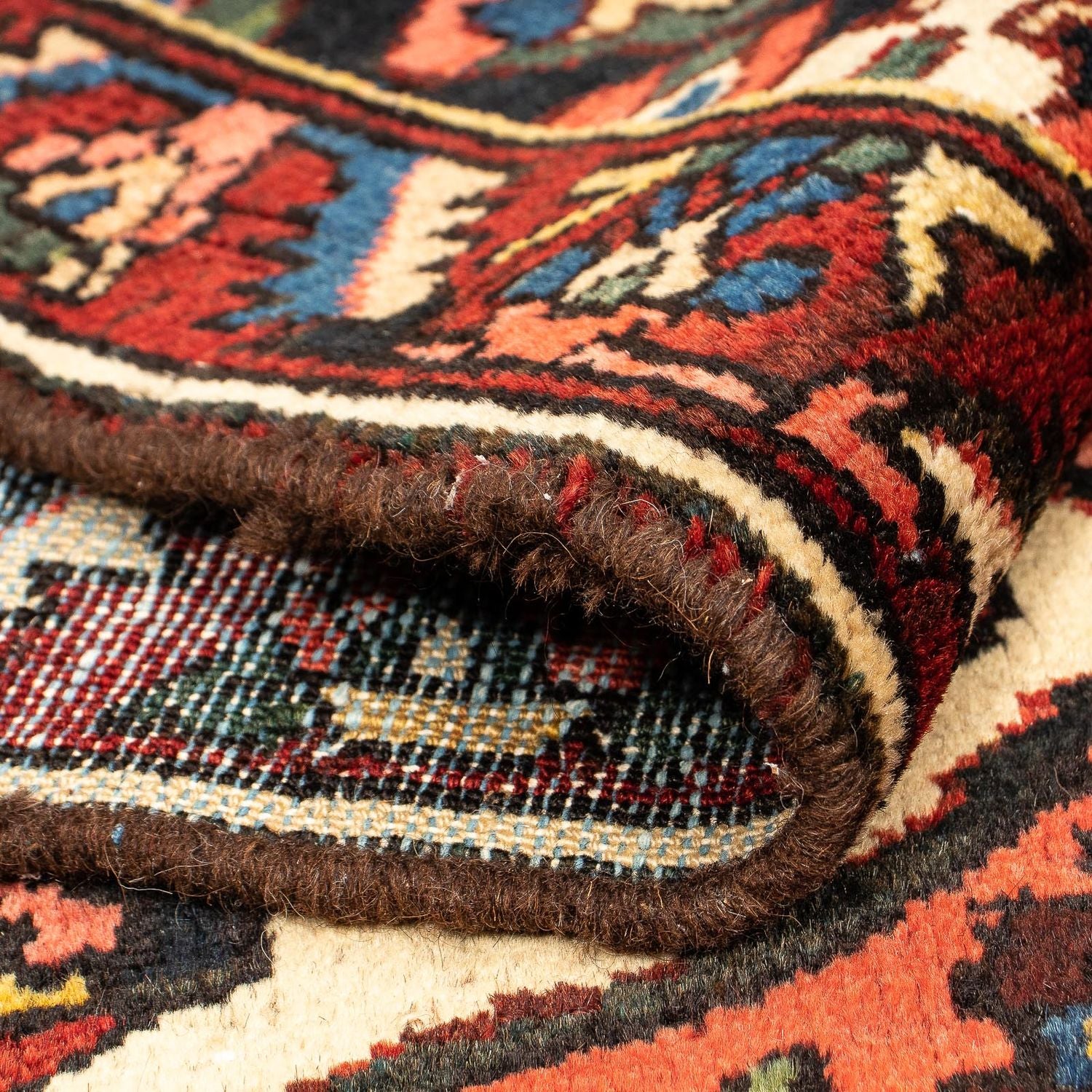 Tapis persan - Nomadic - 408 x 333 cm - rouge foncé