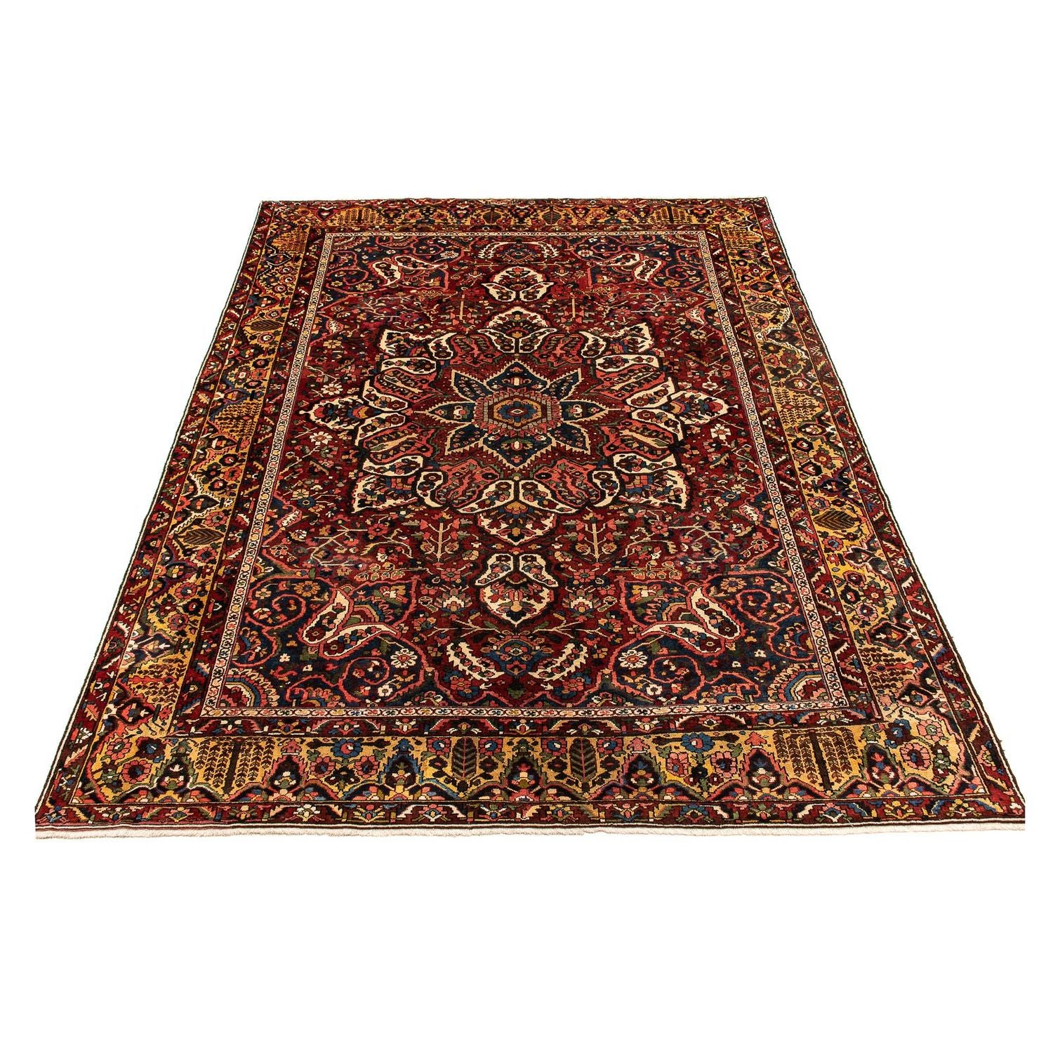 Tapis persan - Nomadic - 408 x 333 cm - rouge foncé