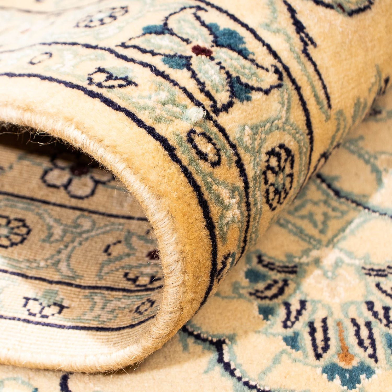 Tapis persan - Nain - Royal - 238 x 167 cm - beige