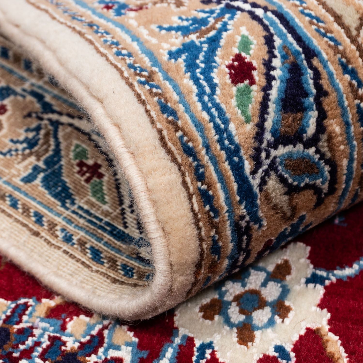 Tapis persan - Nain - Royal - 340 x 190 cm - noir