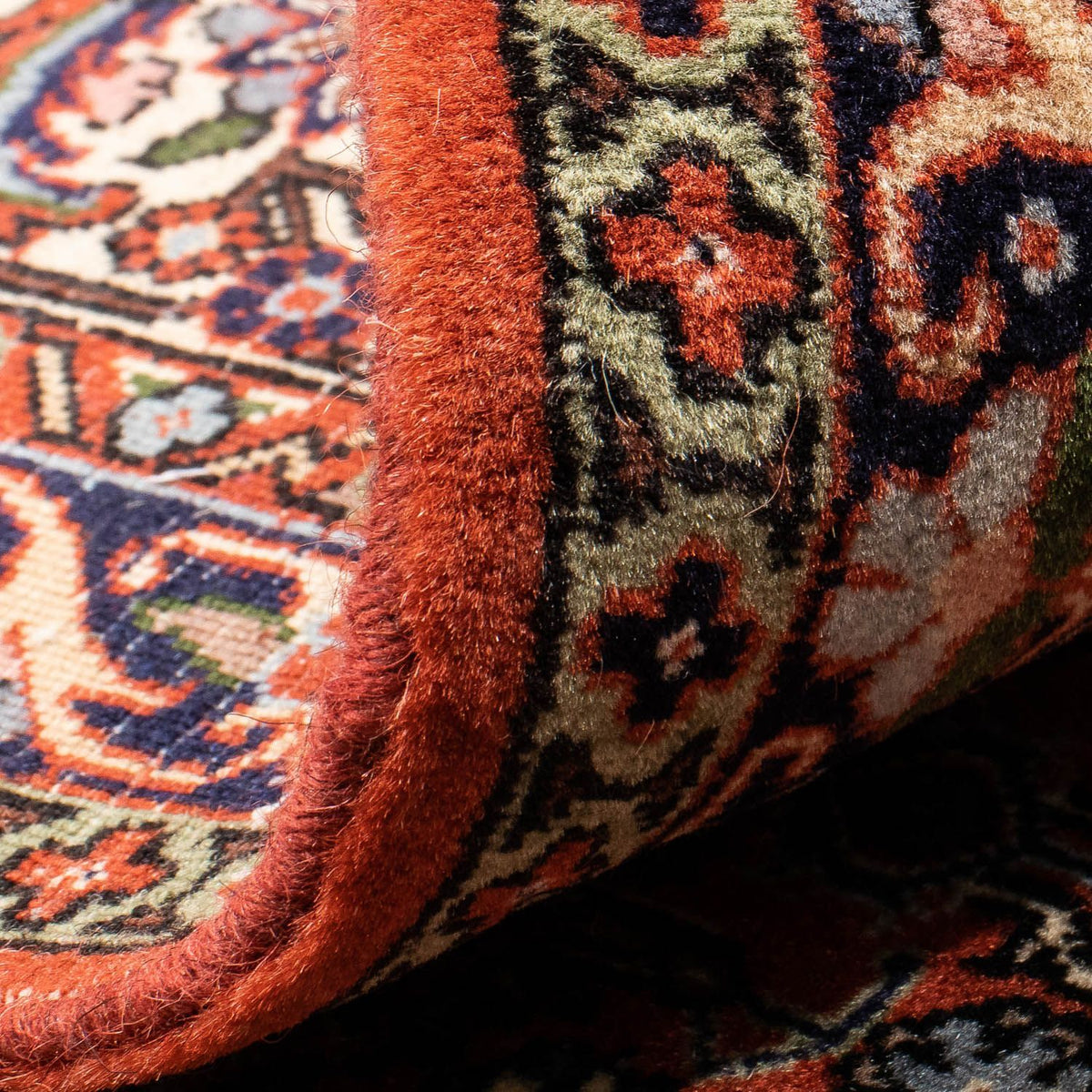 Tapis persan - Bidjar - 237 x 168 cm - rouge clair