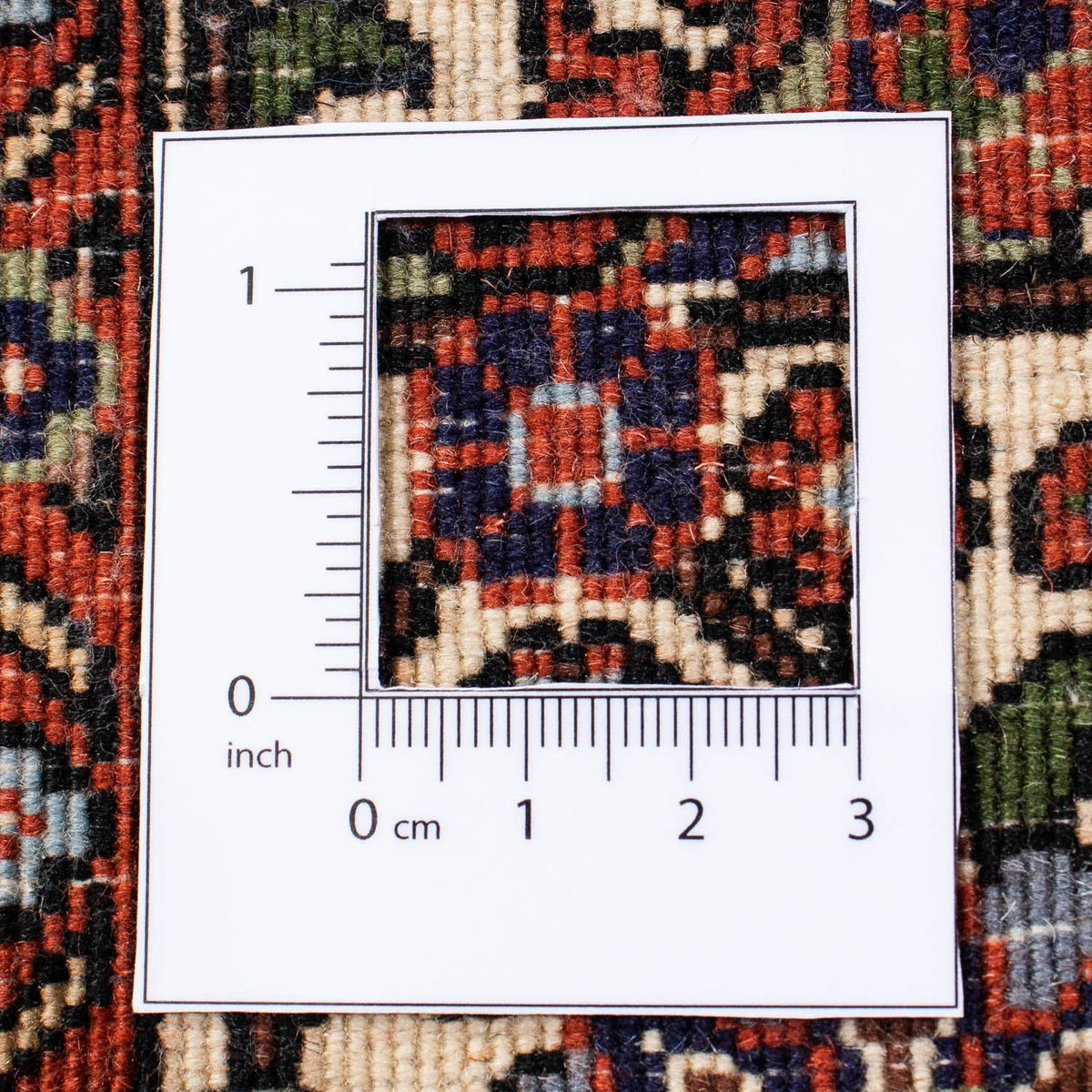 Tapis persan - Bidjar - 237 x 168 cm - rouge clair