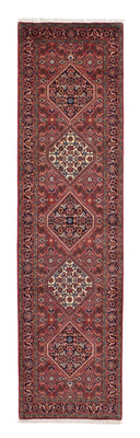 Tapis de couloir Tapis persan - Bidjar - 305 x 82 cm - rouge clair