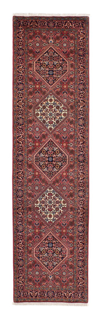 Tapis de couloir Tapis persan - Bidjar - 305 x 82 cm - rouge clair