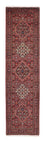 Tapis de couloir Tapis persan - Bidjar - 305 x 82 cm - rouge clair