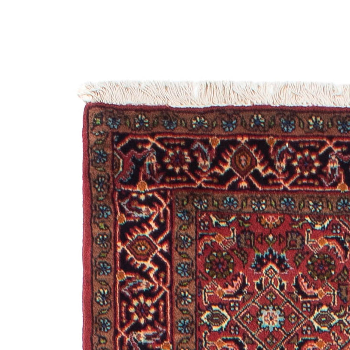 Tapis de couloir Tapis persan - Bidjar - 305 x 82 cm - rouge clair