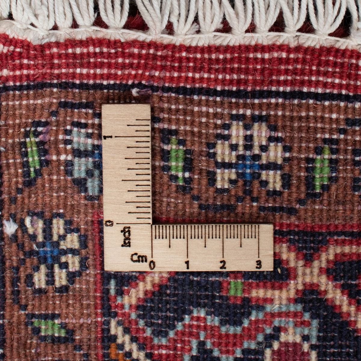 Tapis de couloir Tapis persan - Bidjar - 305 x 82 cm - rouge clair