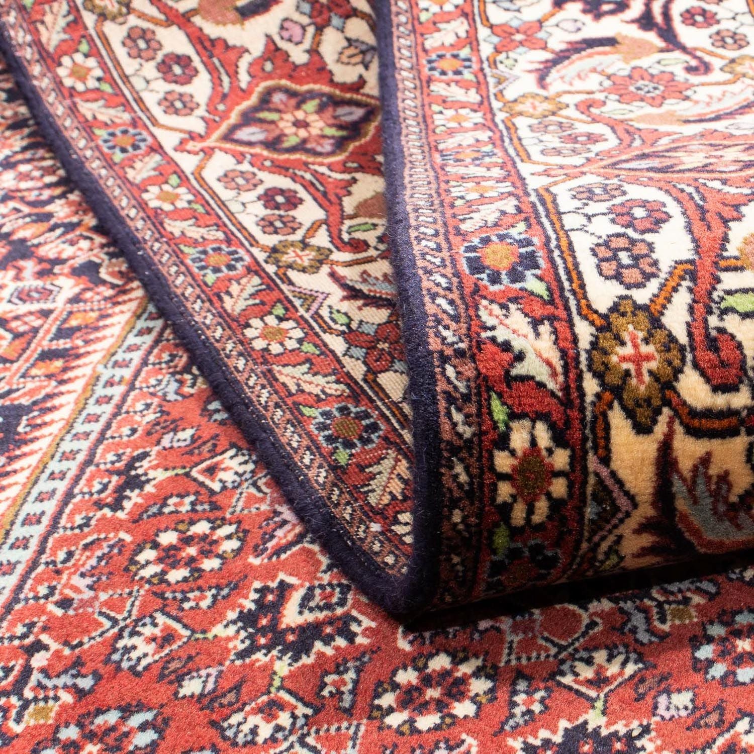 Tapis persan - Bidjar - 300 x 200 cm - rouge clair