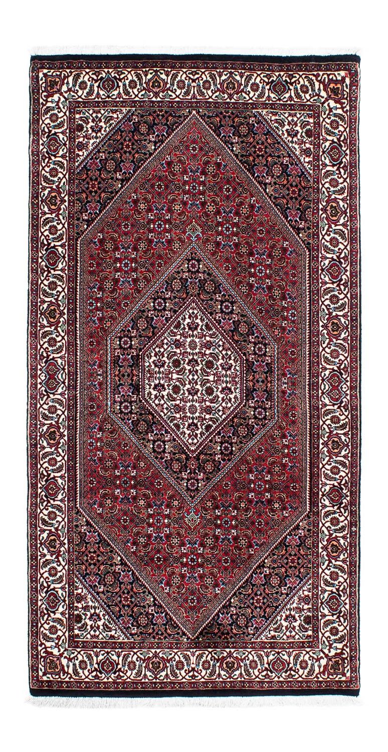Tapis de couloir Tapis persan - Bidjar - 202 x 98 cm - bleu foncé