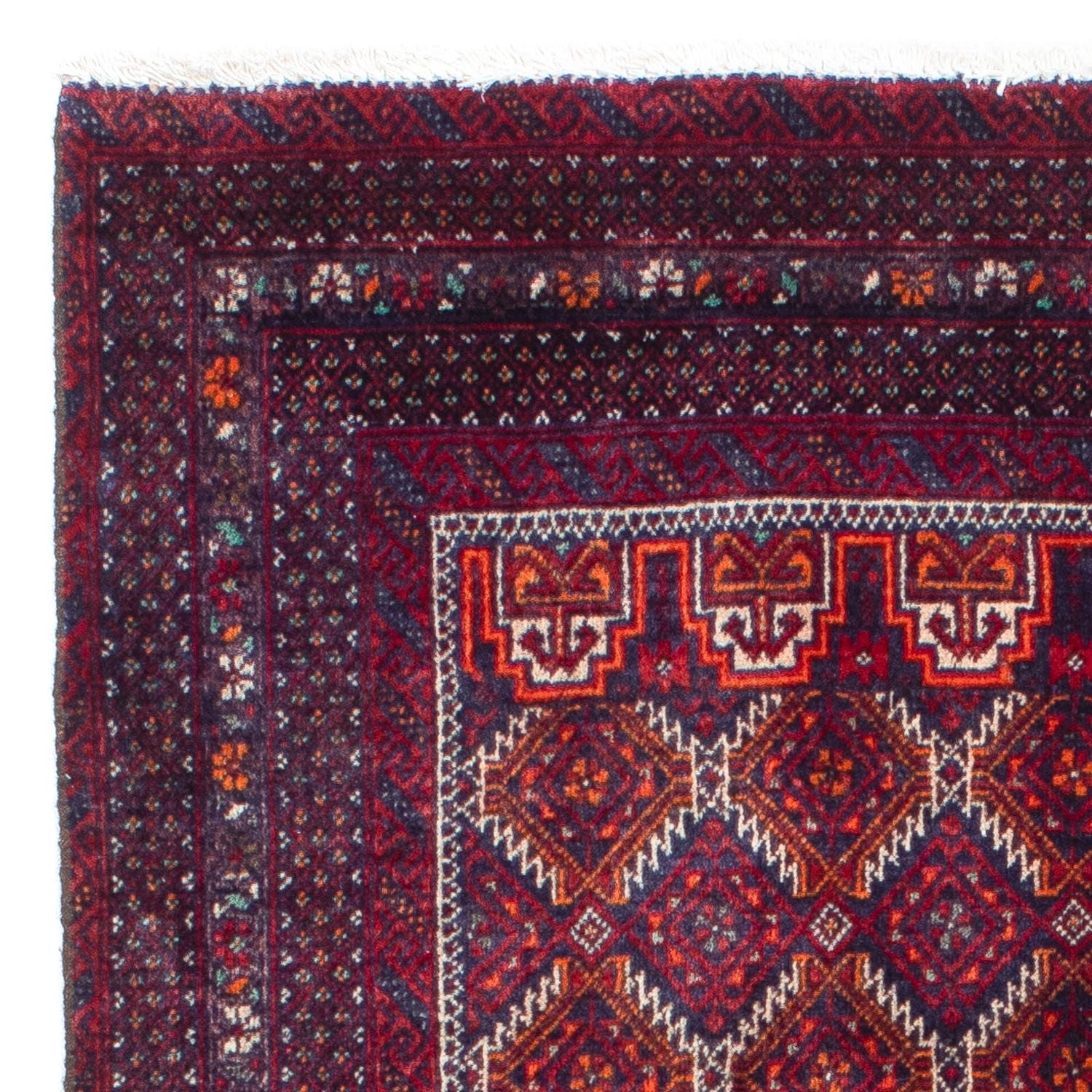Tapis Belutsch - 165 x 95 cm - rouge foncé