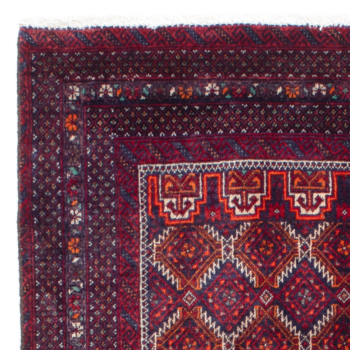 Tapis Belutsch - 165 x 95 cm - rouge foncé