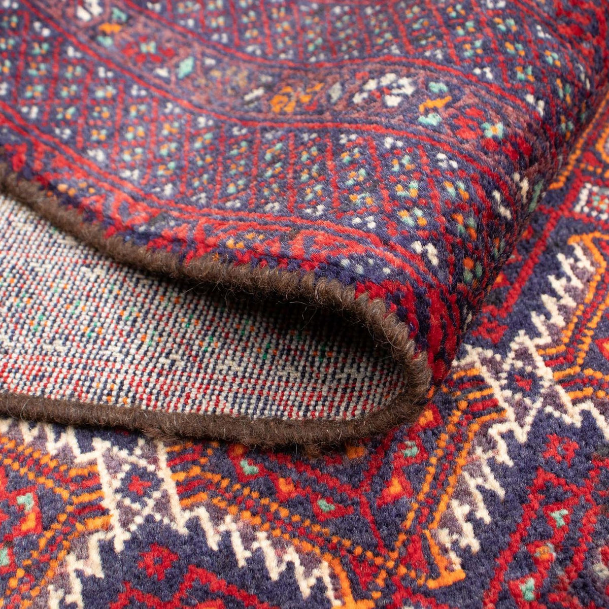 Tapis Belutsch - 165 x 95 cm - rouge foncé