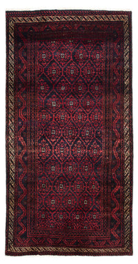 Tapis de couloir Tapis Belutsch - 177 x 92 cm - rouge foncé