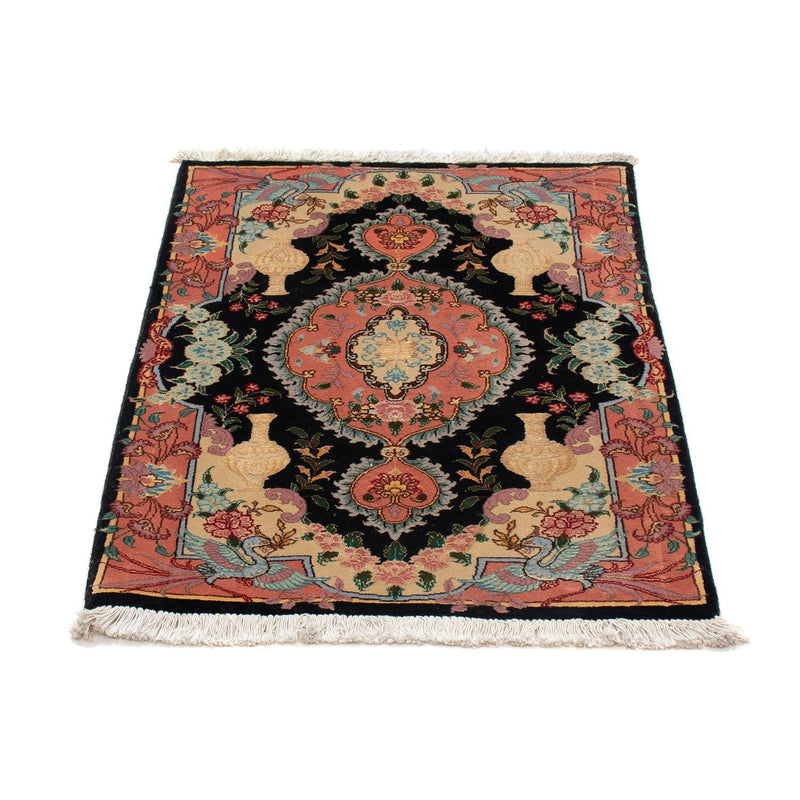 Tapis persan - Tabriz - Royal - 92 x 65 cm - bleu foncé