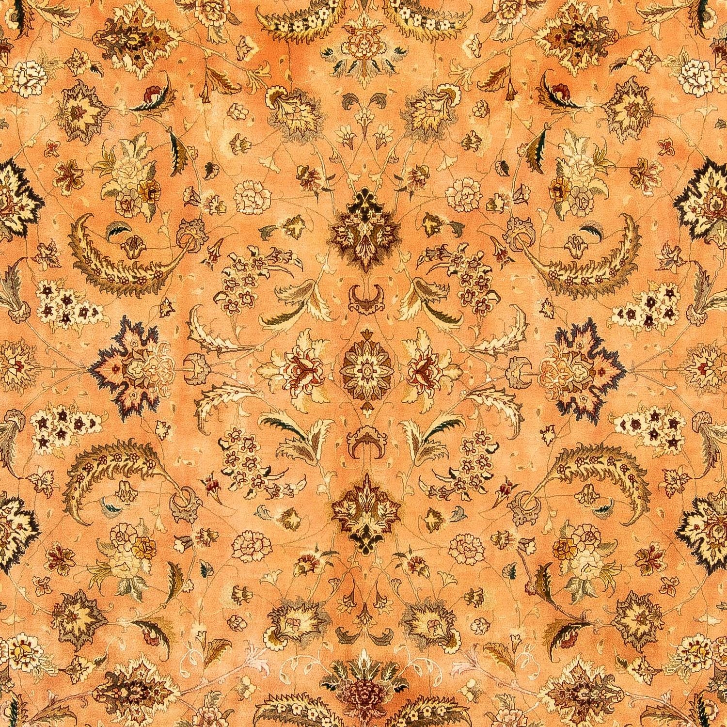 Tapis persan - Tabriz - Royal - 346 x 255 cm - marron clair