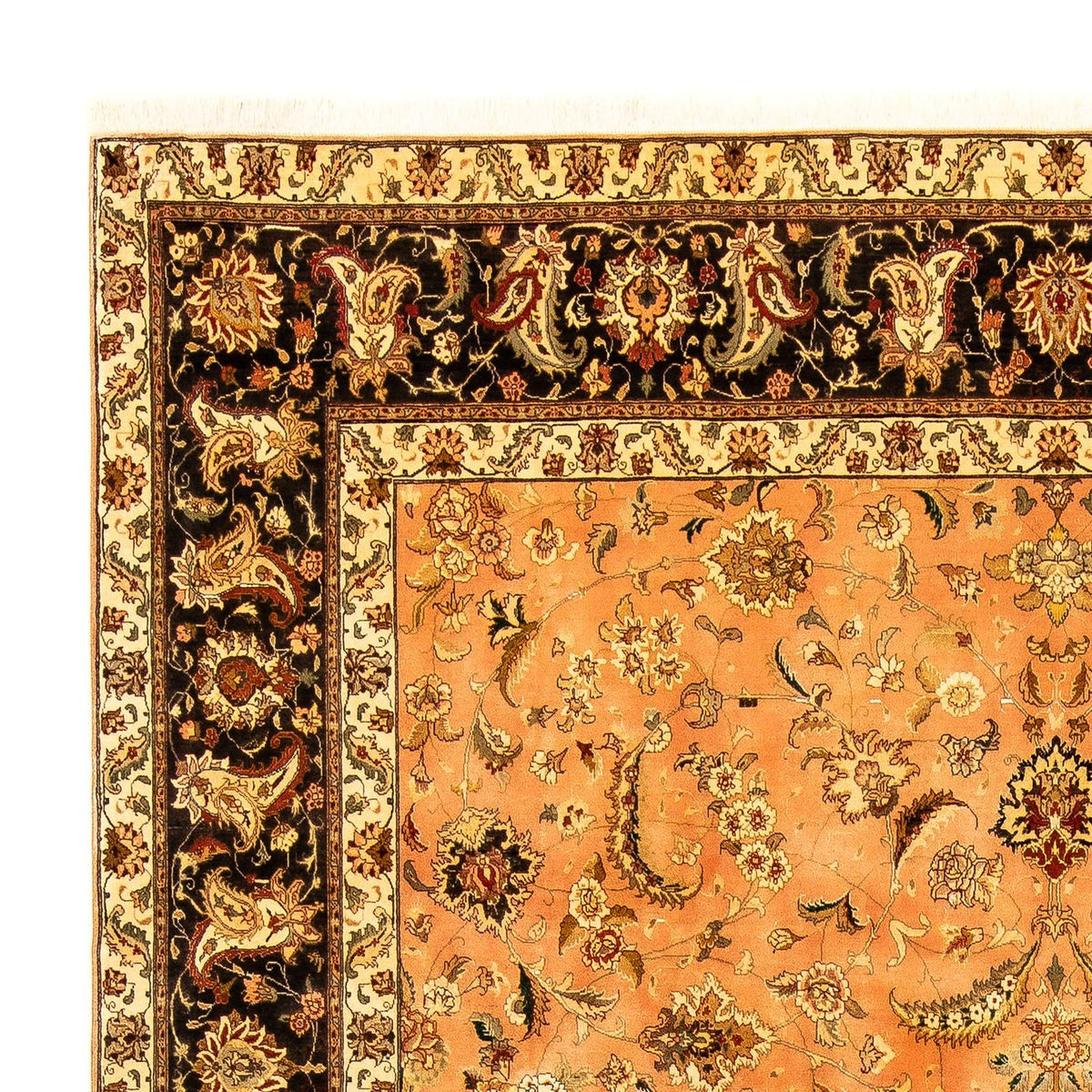 Tapis persan - Tabriz - Royal - 346 x 255 cm - marron clair