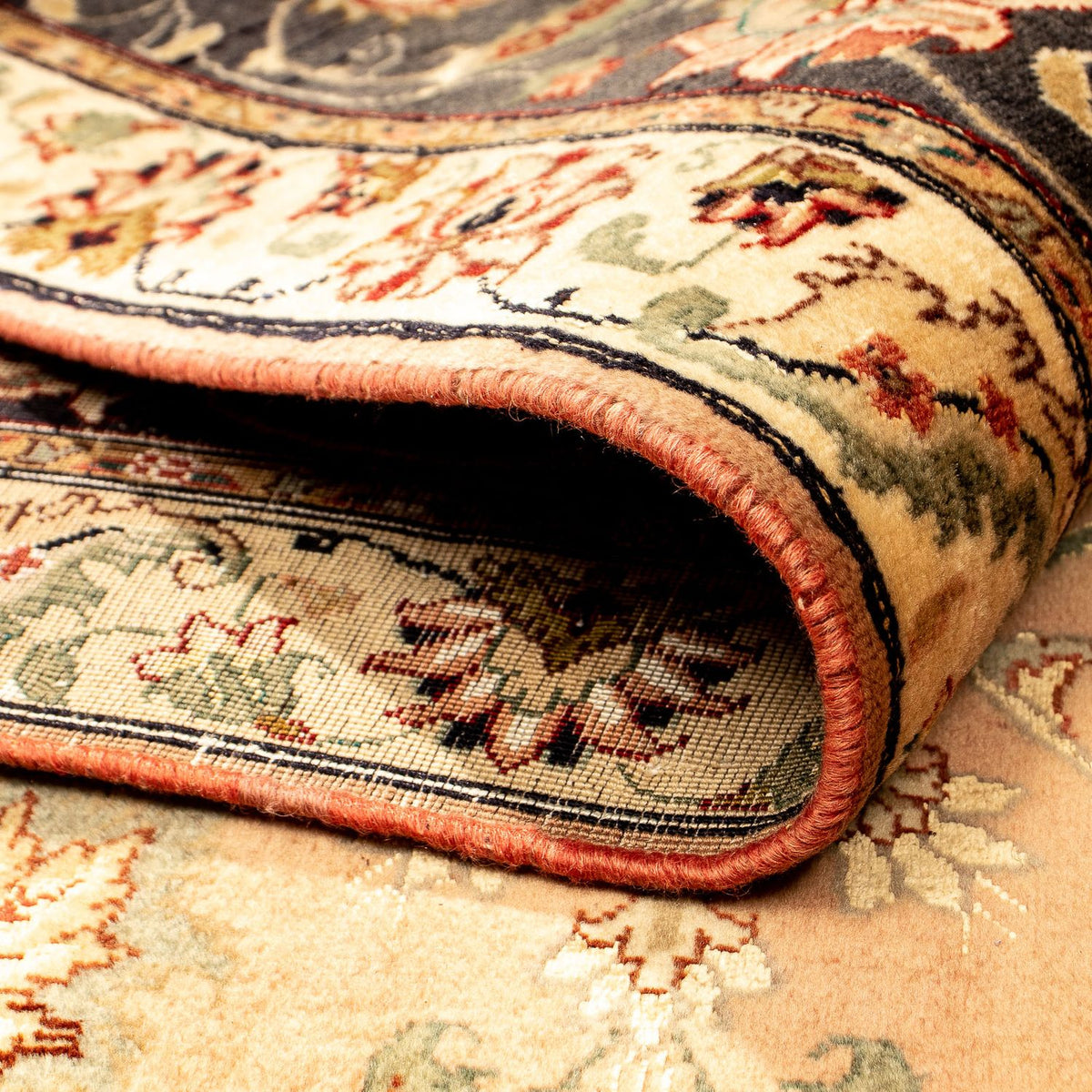 Tapis persan - Tabriz - Royal - 346 x 255 cm - marron clair