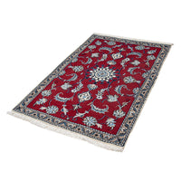 Tapis persan - Nain - 135 x 88 cm - rouge foncé