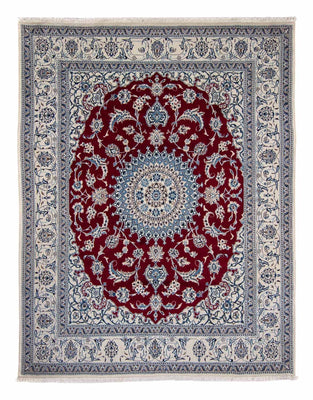 Tapis persan - Nain - 318 x 246 cm - rouge foncé