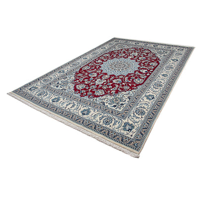 Nain Tapis 193x298cm - Tapis persan - rouge foncé