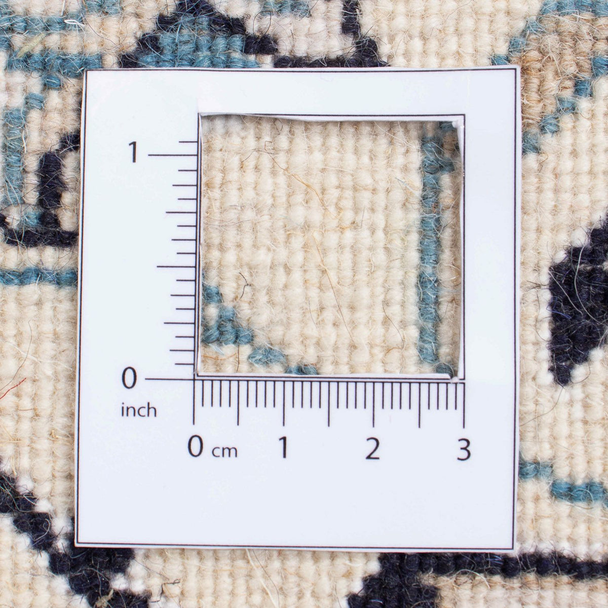 Tapis persan - Nain - 345 x 244 cm - bleu foncé