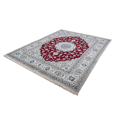 Tapis persan - Nain - 252 x 198 cm - rouge foncé