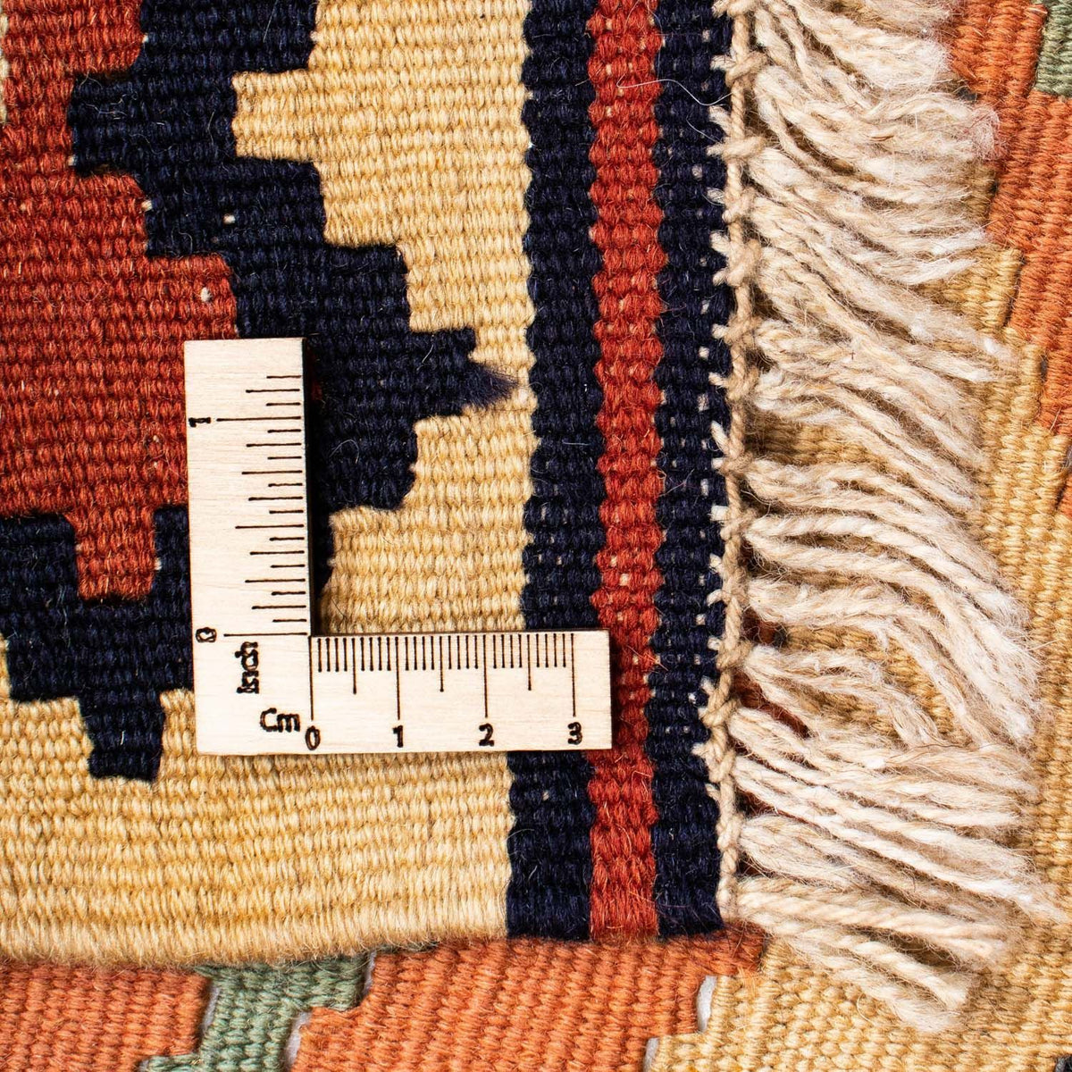 Tapis Kelim - Oriental - 207 x 148 cm - marron clair