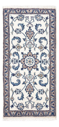 Tapis persan - Nain - 131 x 67 cm - beige