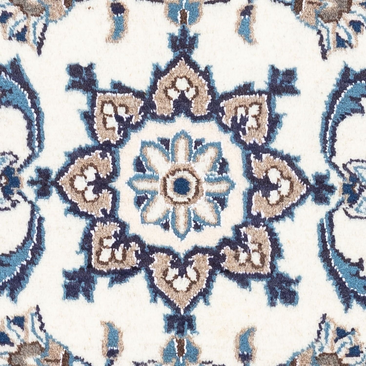 Tapis persan - Nain - 131 x 67 cm - beige