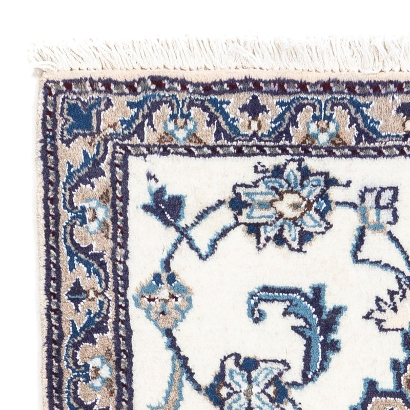Tapis persan - Nain - 131 x 67 cm - beige
