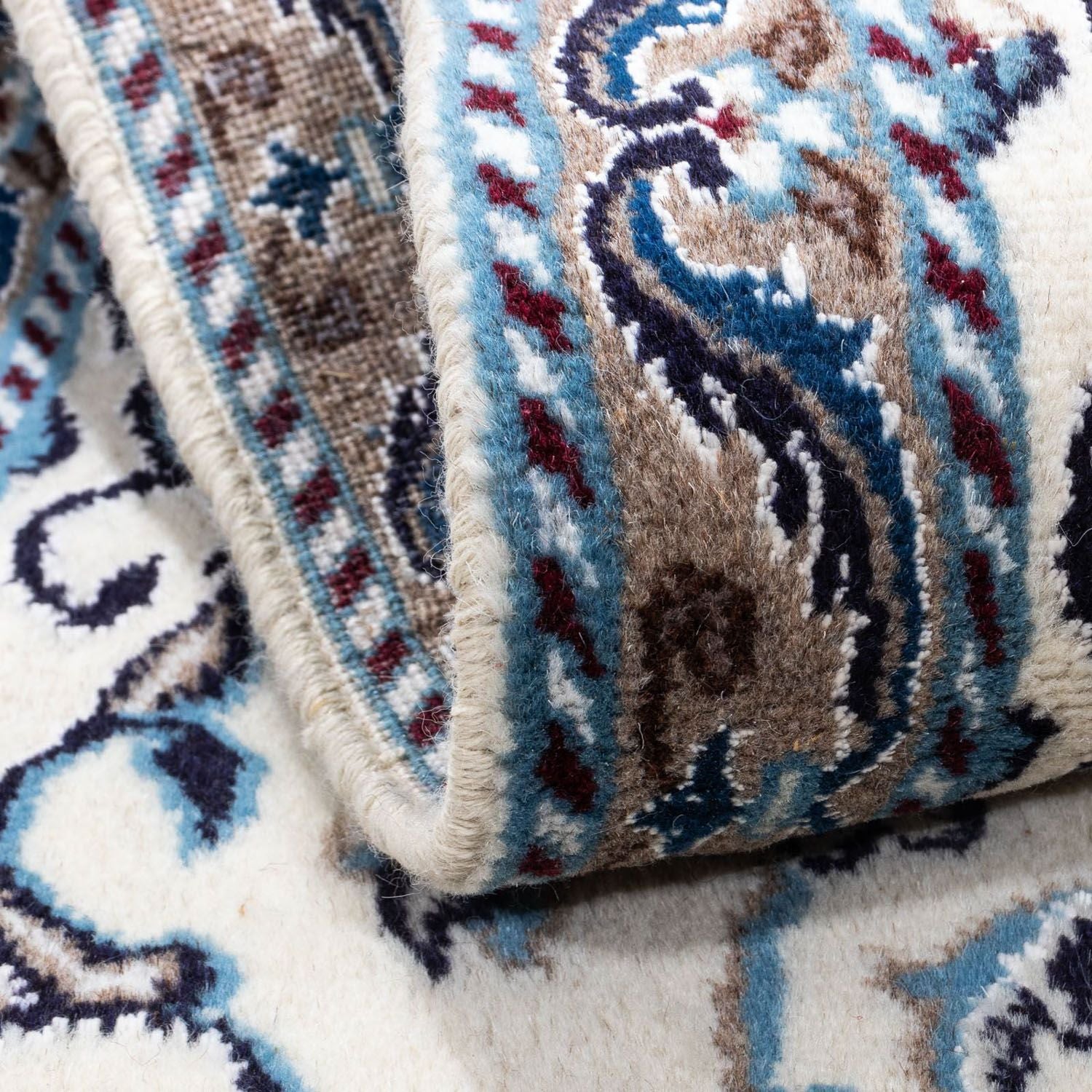 Tapis persan - Nain - 146 x 67 cm - beige