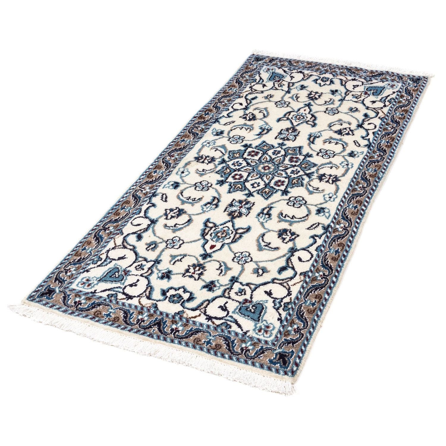 Tapis persan - Nain - 146 x 67 cm - beige