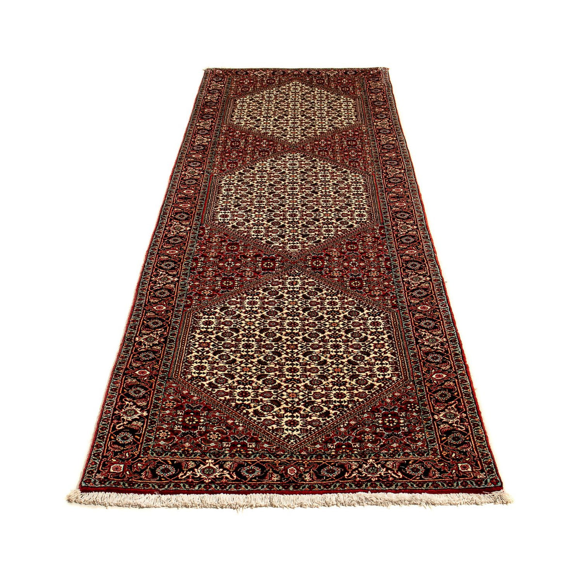 Tapis de couloir Tapis persan - Bidjar - 280 x 83 cm - multicolore