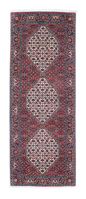 Tapis de couloir Tapis persan - Bidjar - 197 x 74 cm - rouge