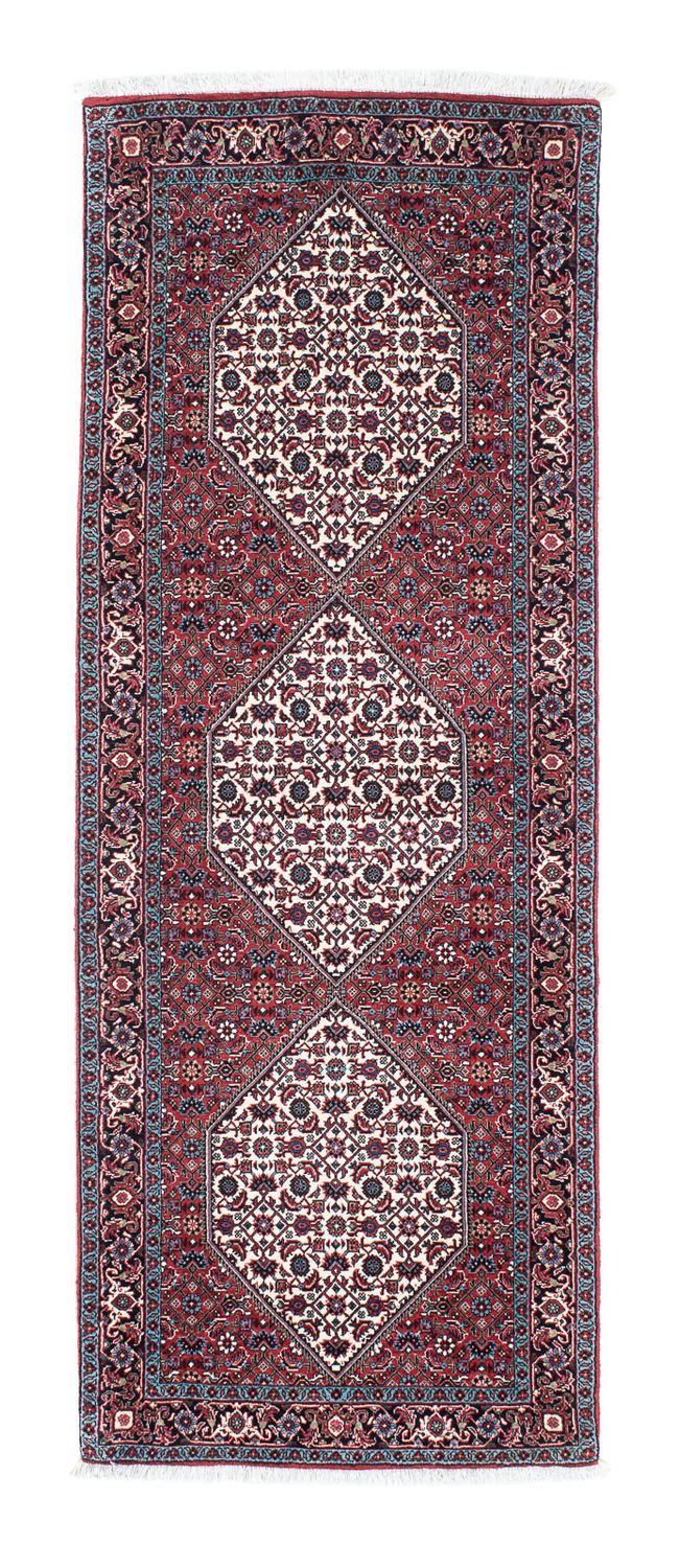 Tapis de couloir Tapis persan - Bidjar - 197 x 74 cm - rouge
