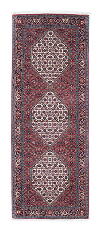 Tapis de couloir Tapis persan - Bidjar - 197 x 74 cm - rouge