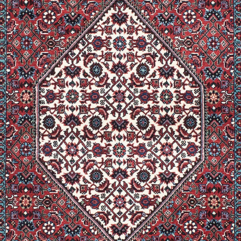 Tapis de couloir Tapis persan - Bidjar - 197 x 74 cm - rouge