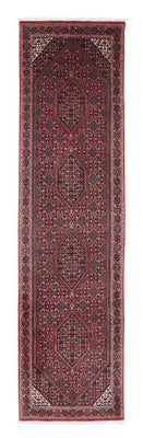 Tapis de couloir Tapis persan - Bidjar - 324 x 83 cm - rouge