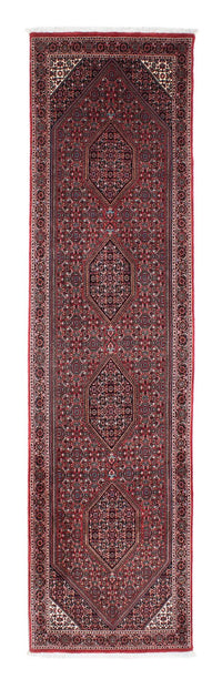 Tapis de couloir Tapis persan - Bidjar - 324 x 83 cm - rouge
