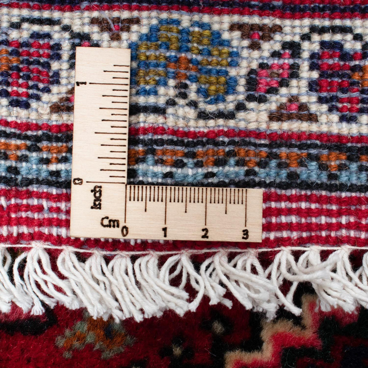 Tapis de couloir Tapis persan - Nomadic - 195 x 78 cm - rouge foncé