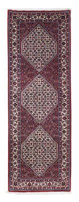 Tapis de couloir Tapis persan - Bidjar - 213 x 76 cm - beige