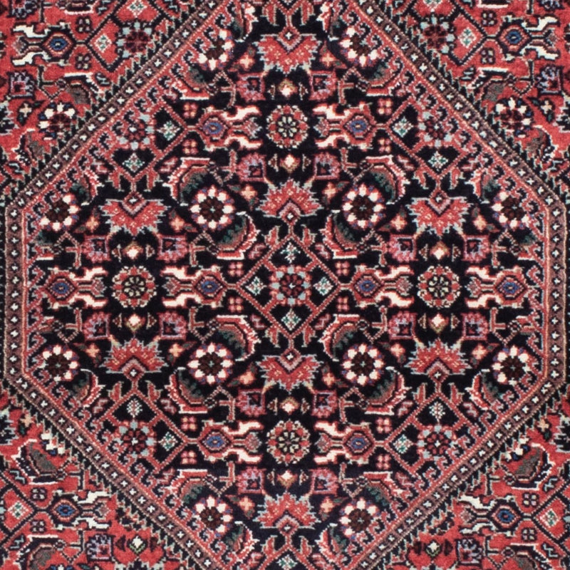 Tapis de couloir Tapis persan - Bidjar - 196 x 72 cm - bleu foncé