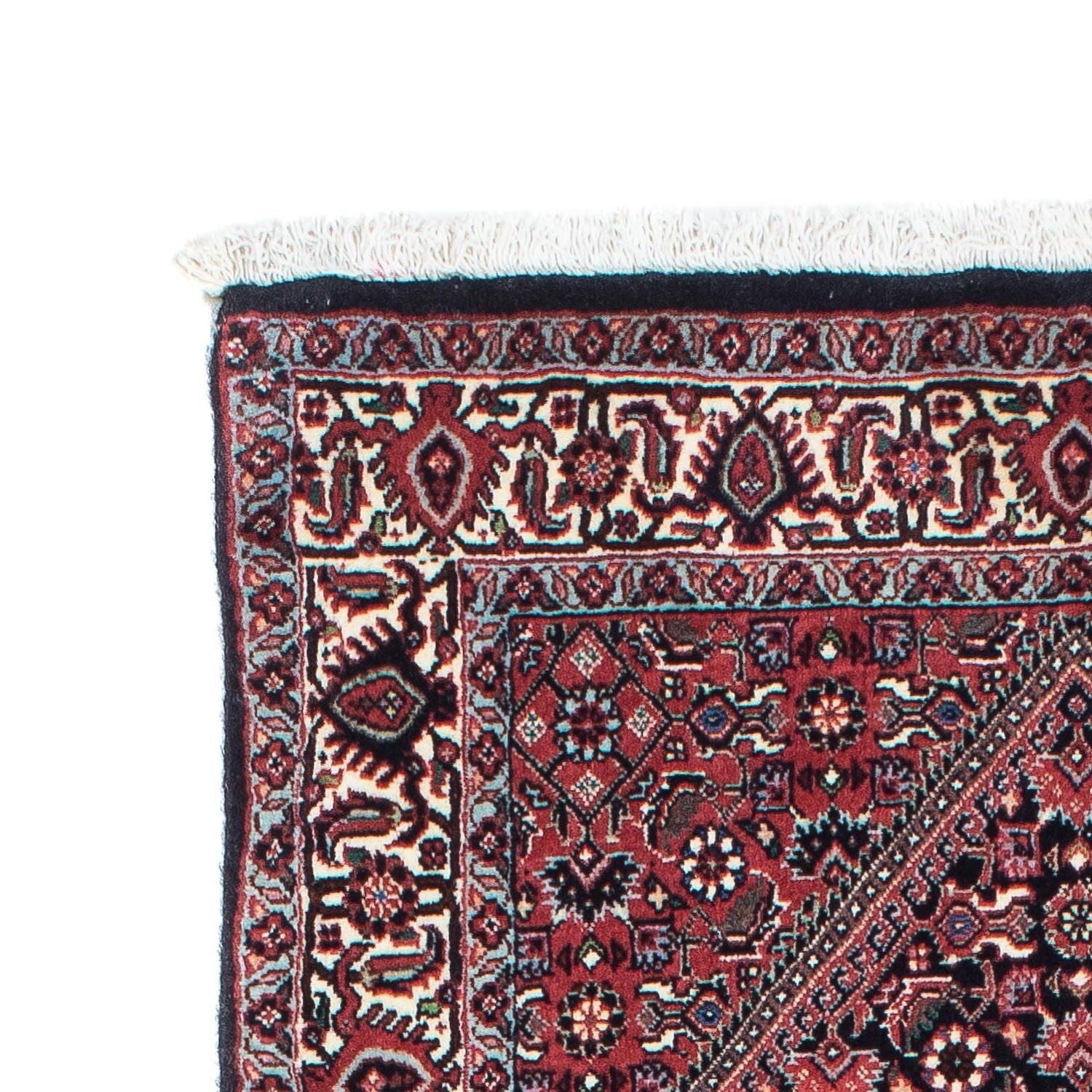 Tapis de couloir Tapis persan - Bidjar - 196 x 72 cm - bleu foncé