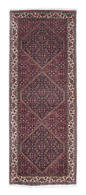 Tapis de couloir Tapis persan - Bidjar - 208 x 74 cm - bleu foncé