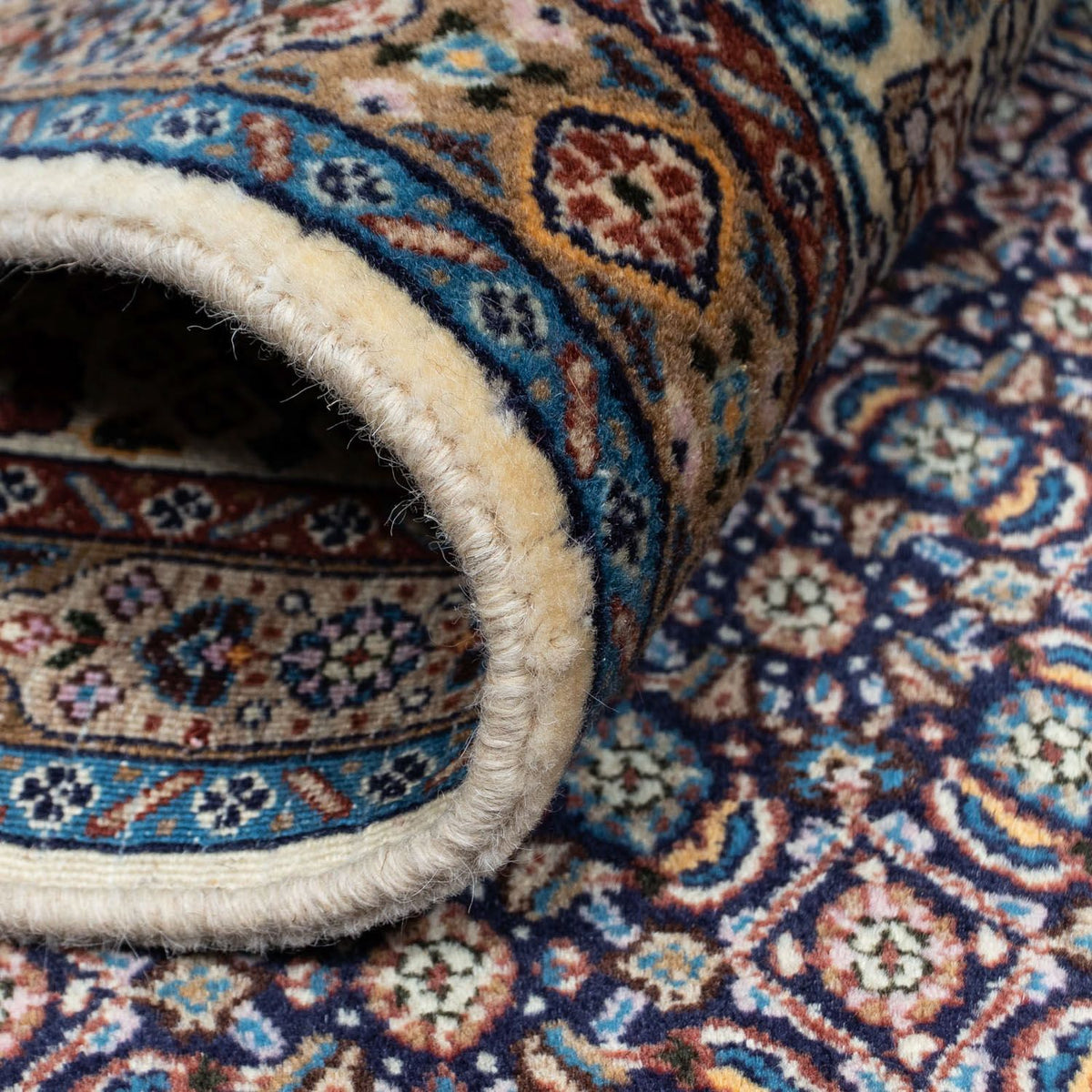 Tapis persan - Classique - 235 x 163 cm - bleu foncé